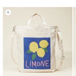 Limone Eco Canvas Bag NWT